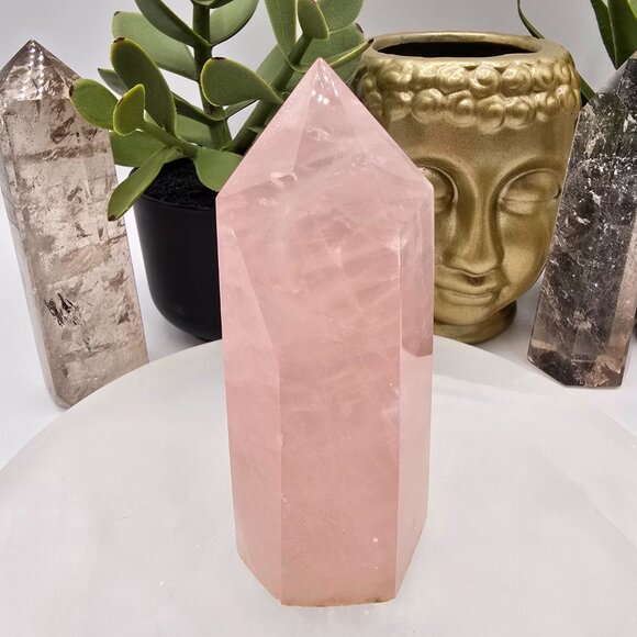 Natural Rose Quartz Point — Loving, Supportive Energy ✨ - Picture 2 of 2
